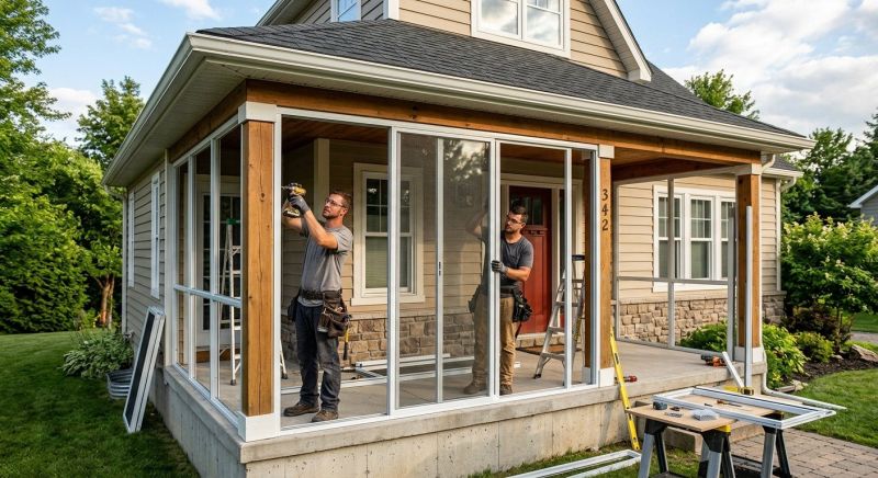 Screened In Porch Installation