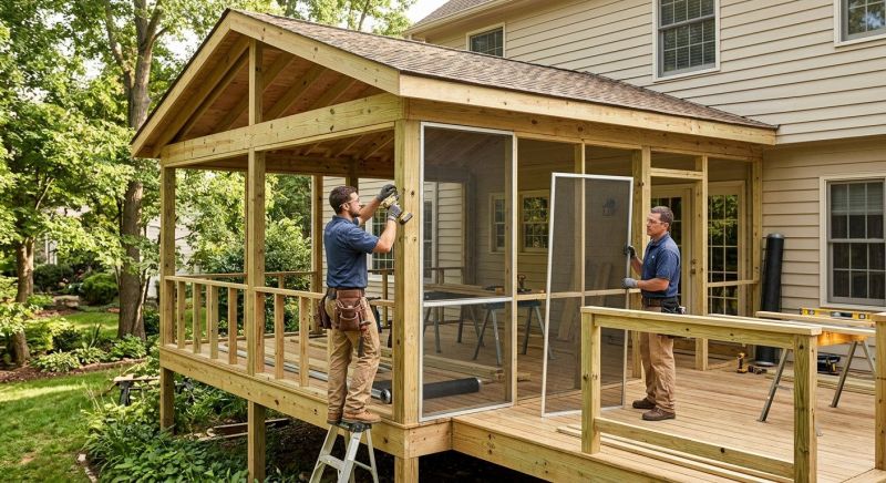 Screened In Porch Repair